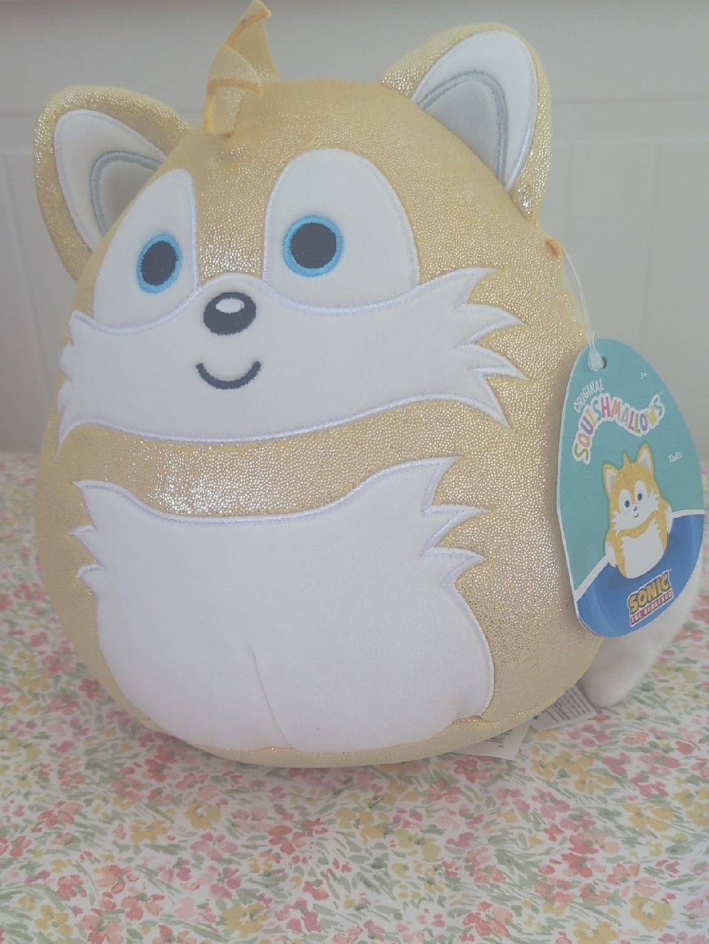 Squishmallows RARE Shiny 8-Inch Tails - Sonic The Hedgehog